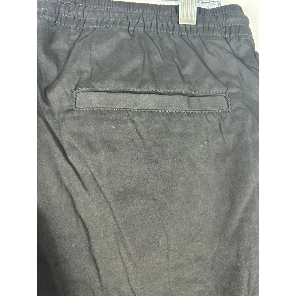 Forever 21 Mens Jogger Pants Medium Black Drawstring Athletic Casual NWT